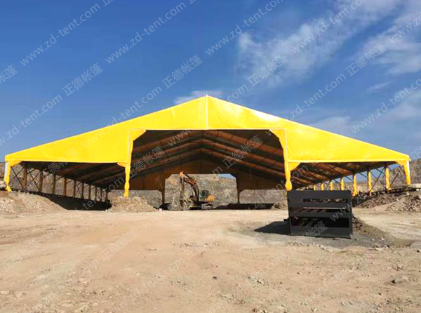 铝合金篷房，煤矿砂石企业的福音